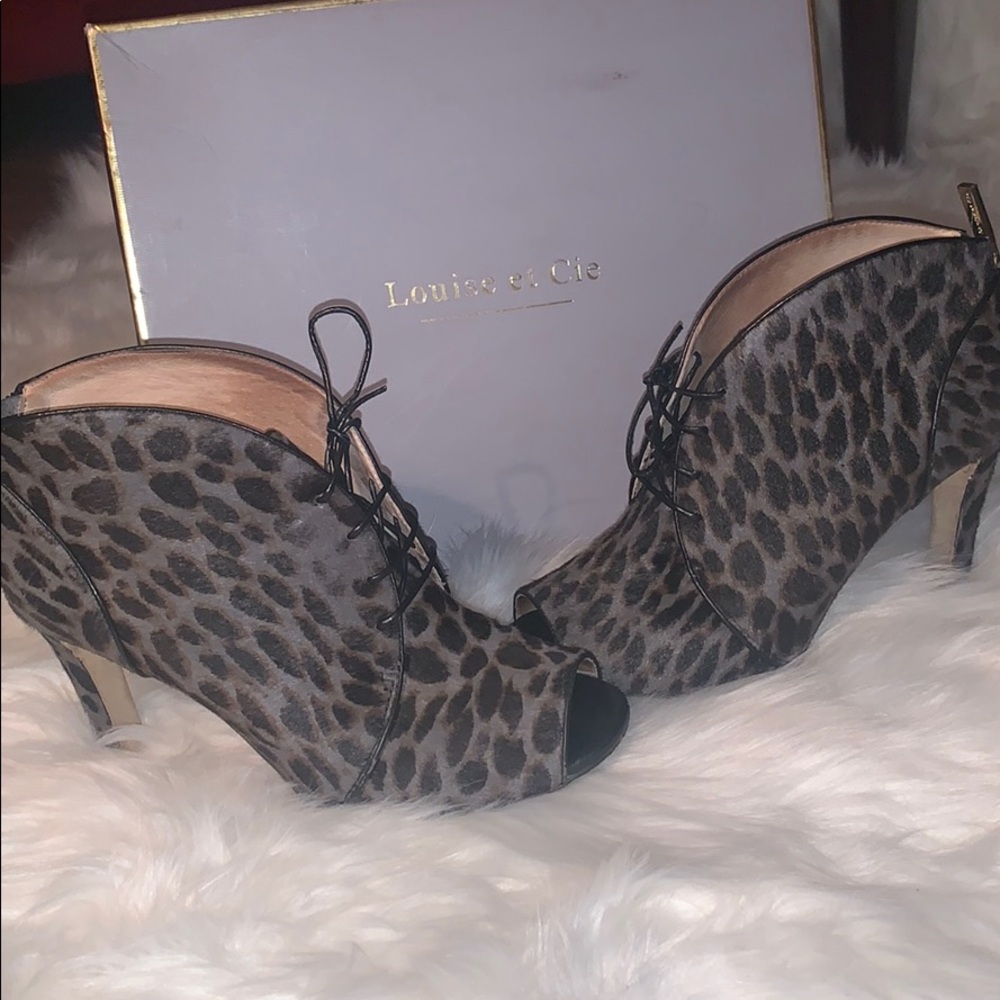Louise et Cie pony hair open too bootie!